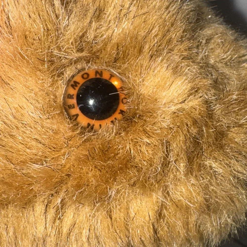 Vermont Teddy Bear Jointed Brown Plush Stuffed Animal Toy Handmade USA